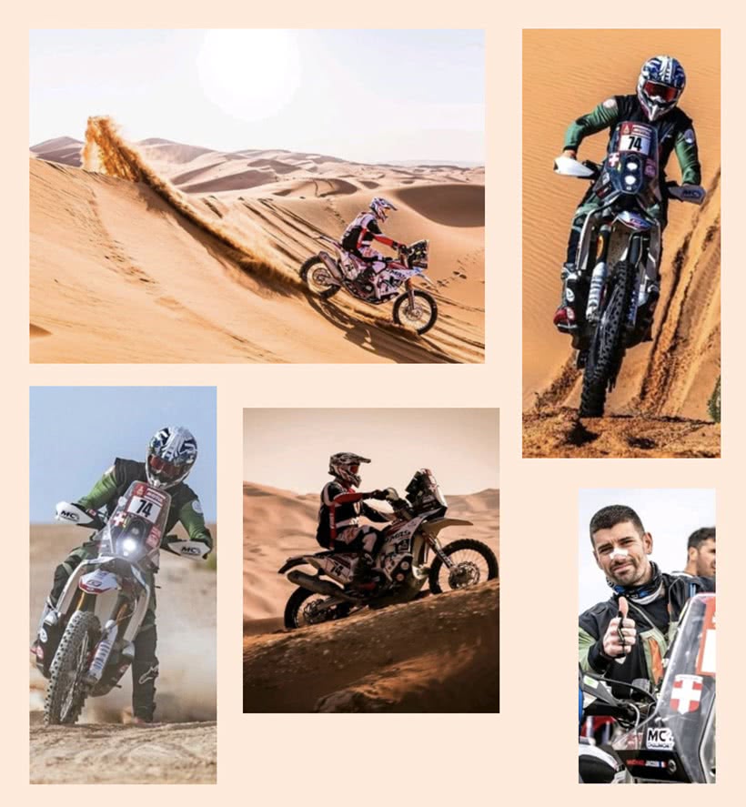 Mickael Jacobi participe au "Dakar 2023"