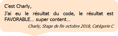 Remerciements pour le Stage de Code VINDRET 41